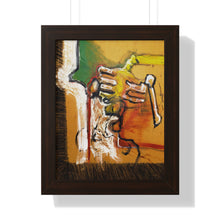 Load image into Gallery viewer, Figure Study by Brian Carter Framed Matte Print in Black Frame with Acrylic Cover
