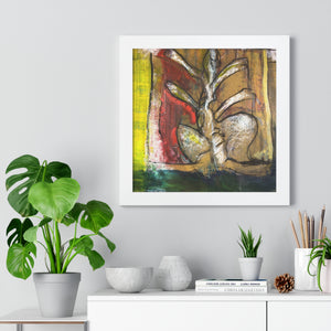 Figure Study 2 by Brian Carter Framed Matte Print in Black Frame with Acrylic Cover