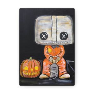 Halloween Spirit Acrylic on Canvas Print by Brian Carter