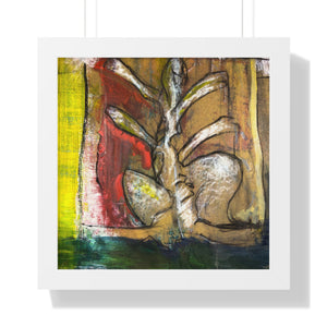 Figure Study 2 by Brian Carter Framed Matte Print in Black Frame with Acrylic Cover