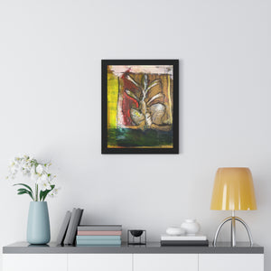 Figure Study 2 by Brian Carter Framed Matte Print in Black Frame with Acrylic Cover
