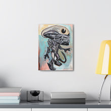 Load image into Gallery viewer, Disco Alien Acrylic on Canvas Print by Brian Carter