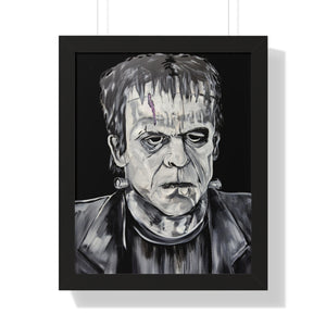 Fire Bad! by Brian Carter Framed Matte Print in Black Frame with Acrylic Cover