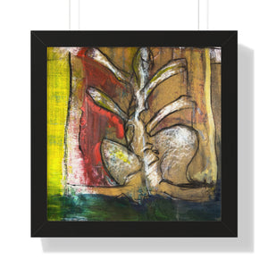 Figure Study 2 by Brian Carter Framed Matte Print in Black Frame with Acrylic Cover