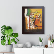 Load image into Gallery viewer, Figure Study by Brian Carter Framed Matte Print in Black Frame with Acrylic Cover