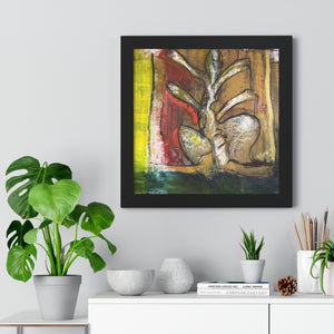 Figure Study 2 by Brian Carter Framed Matte Print in Black Frame with Acrylic Cover