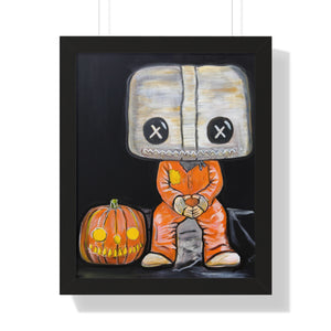 Halloween Spirit by Brian Carter Framed Matte Print in Black Frame with Acrylic Cover