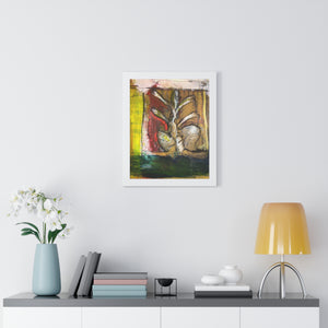 Figure Study 2 by Brian Carter Framed Matte Print in Black Frame with Acrylic Cover