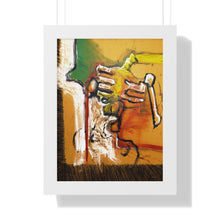 Load image into Gallery viewer, Figure Study by Brian Carter Framed Matte Print in Black Frame with Acrylic Cover