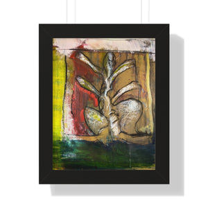 Figure Study 2 by Brian Carter Framed Matte Print in Black Frame with Acrylic Cover