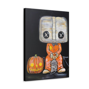 Halloween Spirit Acrylic on Canvas Print by Brian Carter