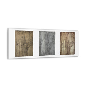 Minimalistic Variations Hand Made Print Reproduction Printed on Canvas by Brian Carter
