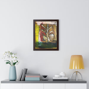 Figure Study 2 by Brian Carter Framed Matte Print in Black Frame with Acrylic Cover